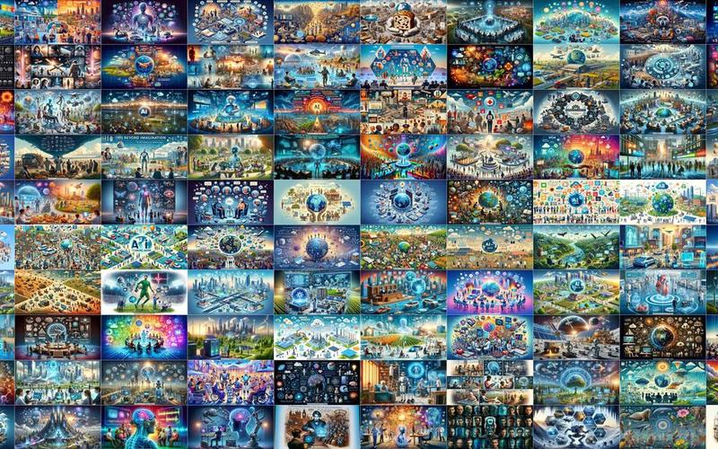 Mosaic of the AI for Good keynotes vault