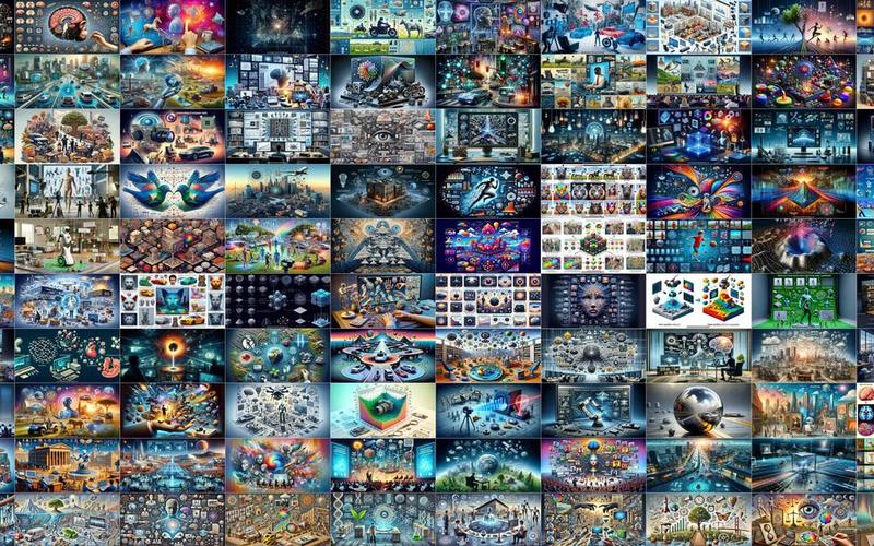 Mosaic of the CVPR lectures vault